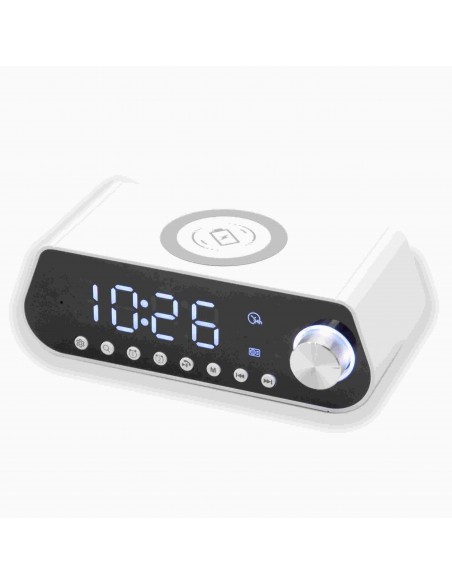Radio reloj digital Eurofest con carga inalámbrica FD0096/F