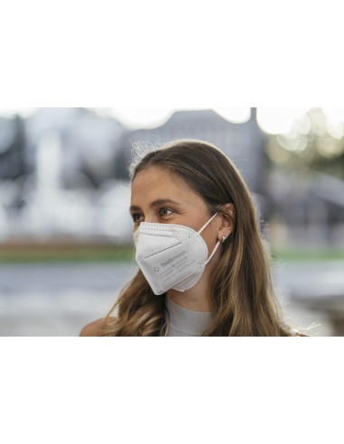 50 MASCARILLAS FFP2  NR Teelmask CE0370 NEGRAS-...