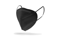 50 MASCARILLAS FFP2  NR Teelmask CE0370 NEGRAS- Made in...
