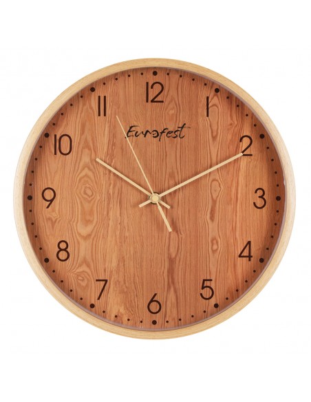 Reloj de pared madera Eurofest FC0150NO