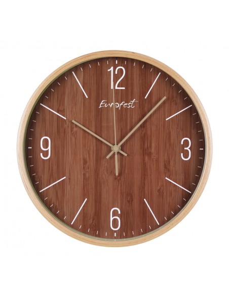 Reloj de pared madera Eurofest FC0150CE